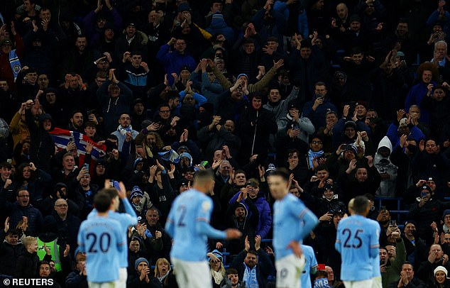 Pep Guardiola's team trailed 2-0 at half-time before winning 4-2