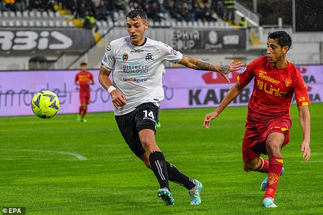 The 22-year-old Polish international has made 20 appearances for Spezia so far this season.