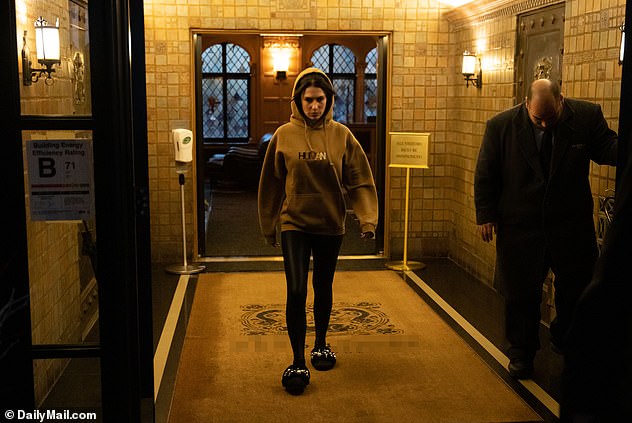 1674225125 86 Hilaria Baldwin wears a sweatshirt with EMPATHY printed on the