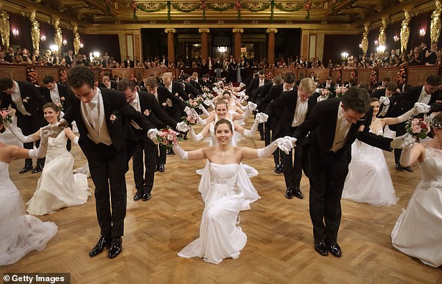 Not a hair out of place!  The well-rehearsed dancers had perfect form as they lined up during their routine.