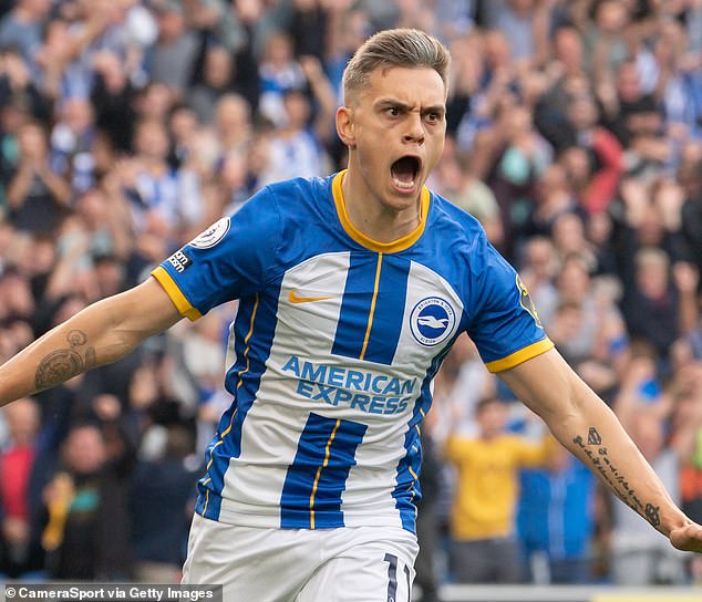The Belgian scored 25 goals in 121 appearances for Brighton after joining from Gent in 2019