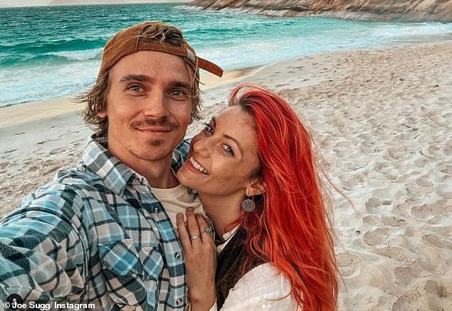 Love: After the star, 33, flew to Australia to see her family for Christmas without Joe, it ignited fears the couple had split but told the Sun they are still together