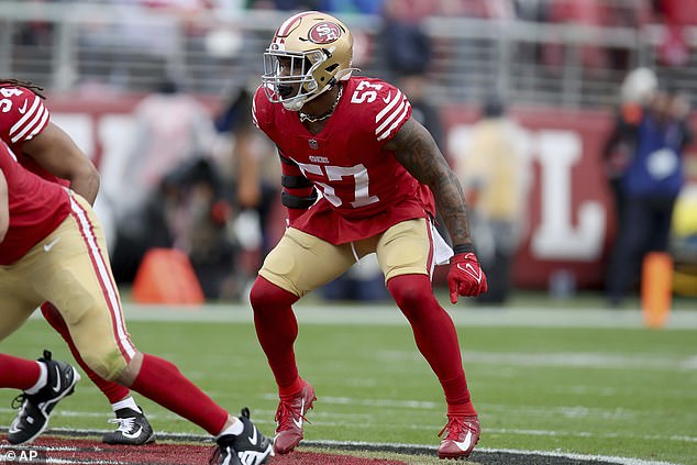 Davis believes they have the best defensive unit in the NFL today (Pictured: 49ers linebacker Dre Greenlaw)