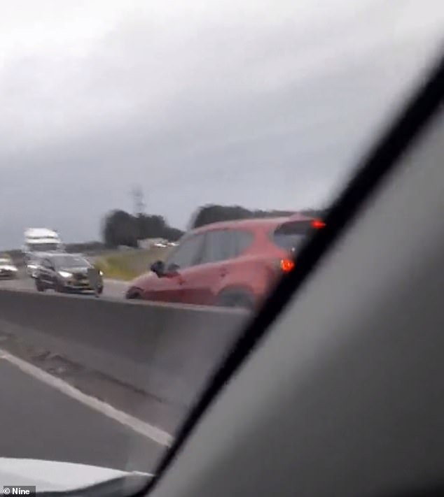 Loud honking can come from the panicked driver trying to brake and a car traveling on the right hand side of the road being forced to swerve (pictured)