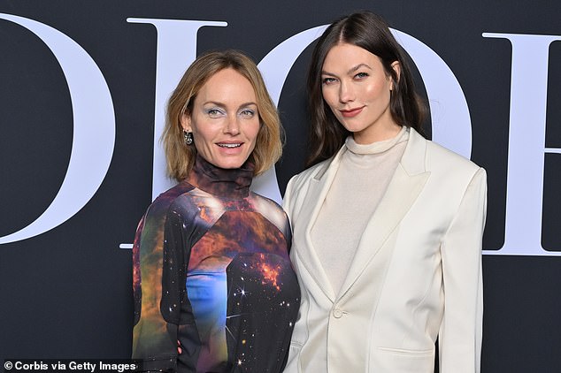 Lovely Ladies – The model was also joined by Amber Valletta inside the event space.