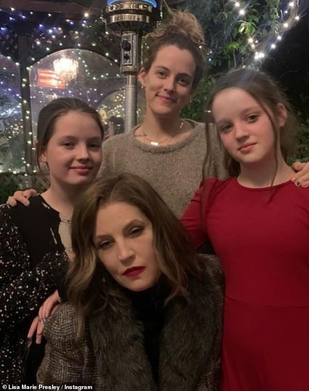 Presley leaves behind three grieving daughters, Riley, 33, and twins Finley and Harper, 14, after she died suddenly at age 54.