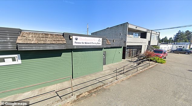 A street view of Bodyworks Fitness located in Parksville, British Columbia