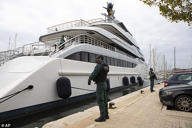 Masters faces extradition to the US on charges of attempting to conceal from authorities sanctioned oligarch Viktor Vekselberg's 255-foot luxury yacht, the Tango (above).