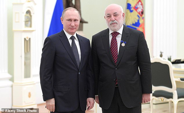 Vekselberg (right) is a billionaire and close ally of Russian President Vladimir Putin, who heads the Moscow-based Renova Group.