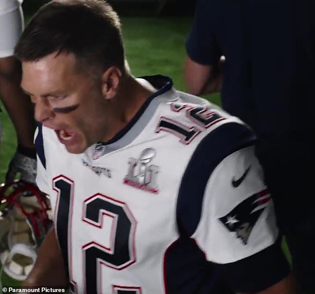 Funny: The Puerto Rican-born performer later teased that while Gronkowski, 33, was turning her on, Tom Brady, 45, who appears in the film as himself, 