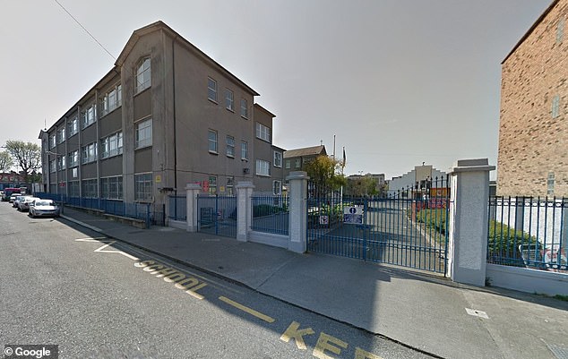 As a student at O'Connell School (above) in Dublin's North Richmond Street, he was expelled from the main school play for 