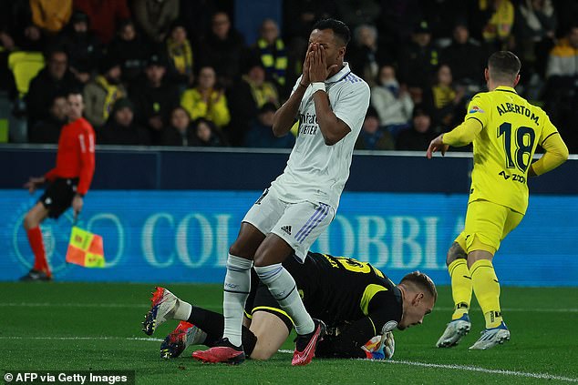 Rodrygo was said to be caught up in his own anger after enjoying a frustrating night.