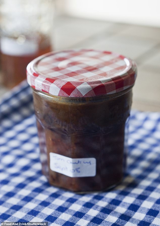 She found what?  Shakira realized that her ex was having an affair when she discovered that she had eaten a jar of strawberry jam (pictured) while she was out (file image)