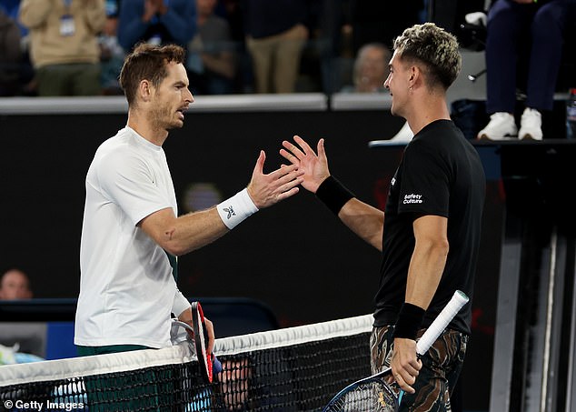 Murray was involved in an epic encounter with Kokkinakis that went on until 4:05 a.m.