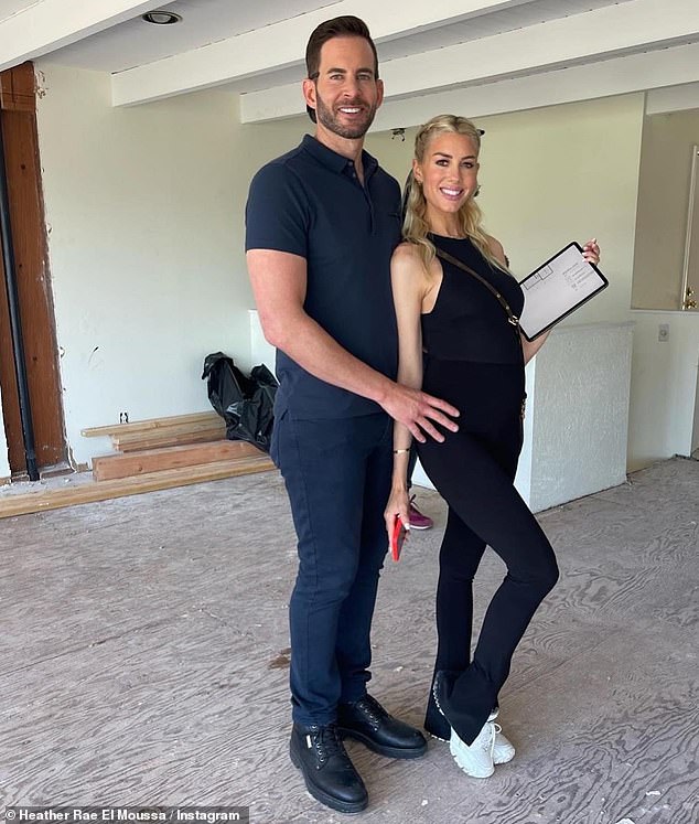 Glowing Girl: The 35-year-old is expecting a baby with her husband, real estate investor Tarek El Moussa