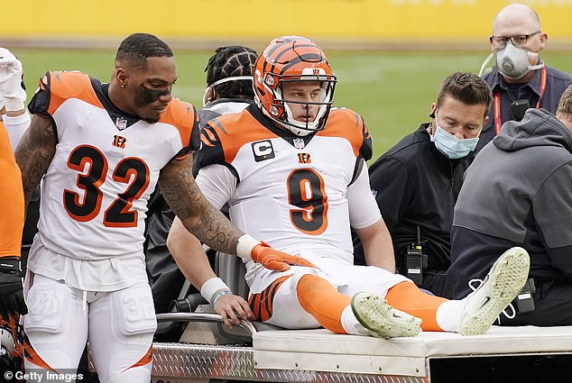 Cincinnati's inability to protect Burrow resulted in a serious knee injury once before.