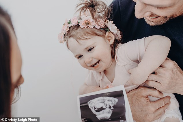 Nikki said: 'It's crazy a woman, who was told "you probably won't be able to have children"and she has had fertility problems now she is going to be a mother of three'