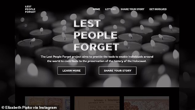 The Lest We Forget Project has already produced tons of letters from the concentration camps.  Pipko's goal is to keep the domain and site up and running for as long as the Internet.