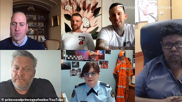 Kensington Palace released footage of the Prince of Wales speaking to Australians from different flood-hit regions on Friday.