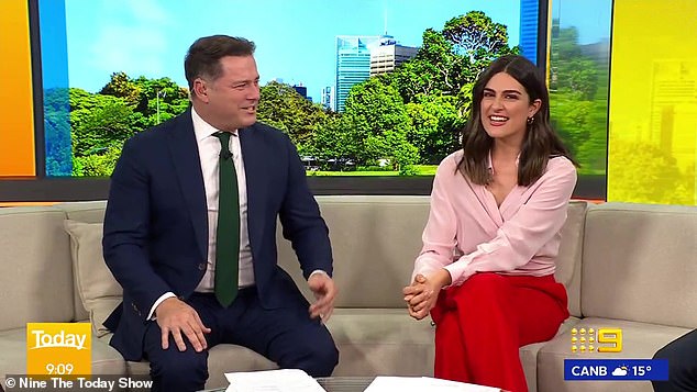 Sarah, who was born in Syria and moved to Australia at the age of four, received a phone call from Brooke after her debut hosting the Today show on Monday.