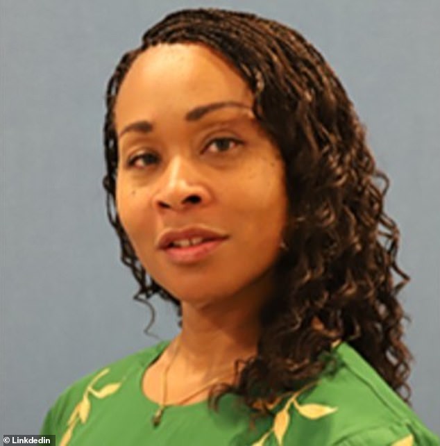 Jeffrey Vappie's wife, Danielle, shown here, is a principal at a school in New Orleans.  She claims the affair began in May 2021, when Vappie joined Cantrell's security team.