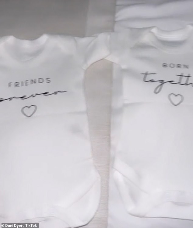 Siblings: Dani wrote: 'We've been keeping a little secret... Our little TWINS ♡ ♡ So excited to meet our babies and see Santi being the best big brother