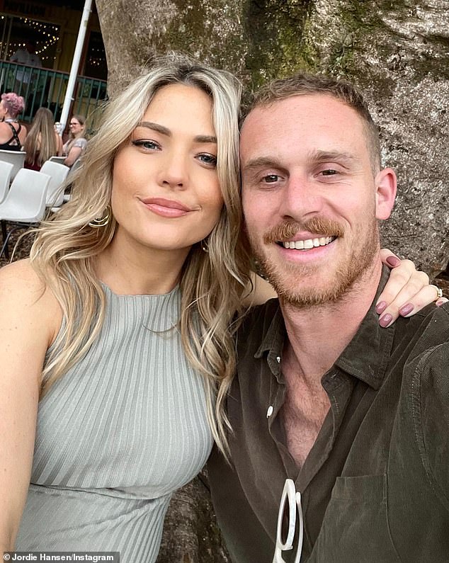 Sam and Jordie got engaged in July after just five months of dating.