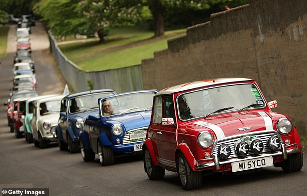 The event attracts more than 1,500 Mini owners in a colorful convoy along a 70-kilometer route each May