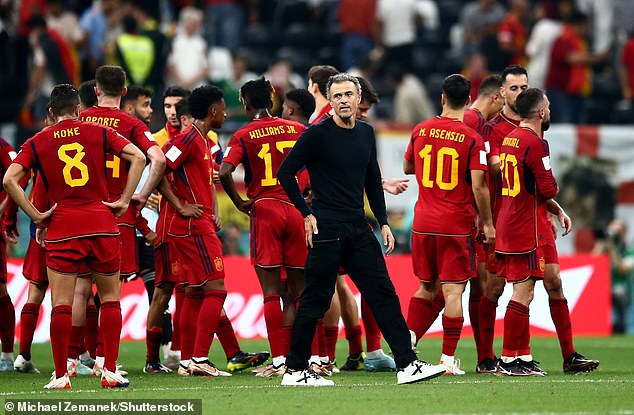 Enrique was fired by Spain after being eliminated from the World Cup by Morocco