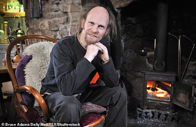 Geoff Dwight at his home in Ruthin Denbighshire.  Geoff is happy with the life he leads.  In 2010, he said that he would prefer 