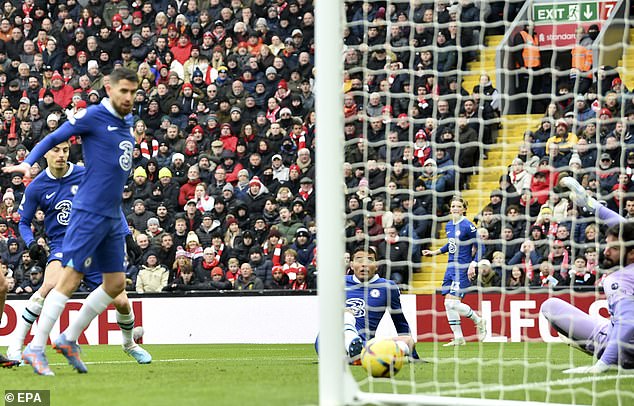 Kai Havertz thought he had opened the scoring for Chelsea after playing home on 3 minutes