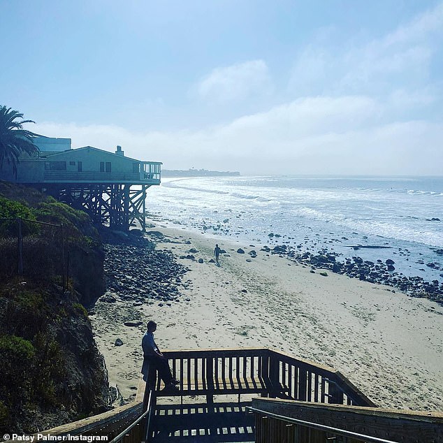 Stunning: Patsy often shares a glimpse of her life on Instagram, posting stunning photos of her stunning home, complete with panoramic ocean views and a pool.