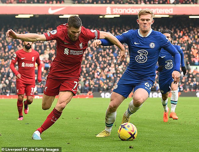 Chelsea fans chanted Lewis Hall's name and not surprisingly, he played superbly in midfield.