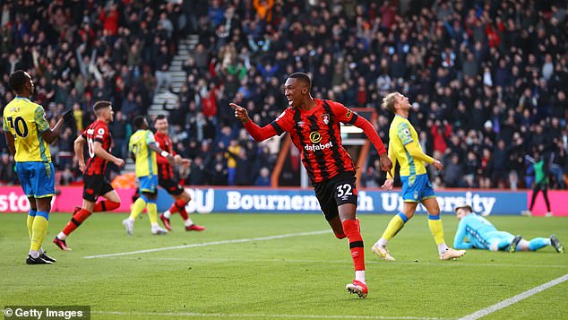 Jaidon Anthony opened the scoring for Bournemouth by dispatching Ouattara's ball home