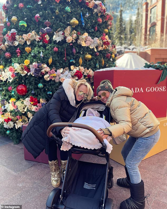 Baby mine: The latest sighting of the Pitch Perfect star comes just two months after she shocked her fans with the announcement that she had welcomed a daughter via surrogacy.