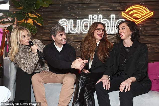 Talk: Wentworth spoke on a panel alongside Brooke, George Stephanopoulos and Lana Wilson, who directed his next doc.