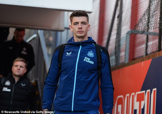 Magpies goalkeeper Nick Pope made an incredible save to deny Jean-Philippe Mateta