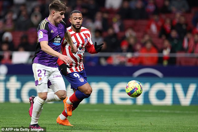 Fresneda was left out of Valladolid's starting eleven on Saturday before the interest