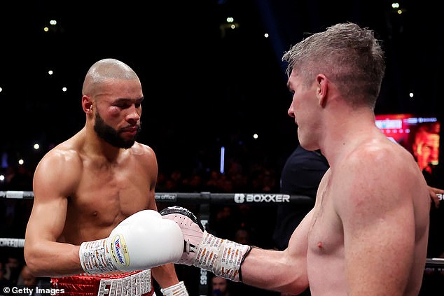 Eubank Jr was stopped in the fourth round of his clash in Manchester with Liam Smith