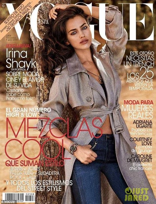 Throwback: Irina covered Vogue Spain for the first time for its November 2013 issue, the first time she led an issue of Vogue