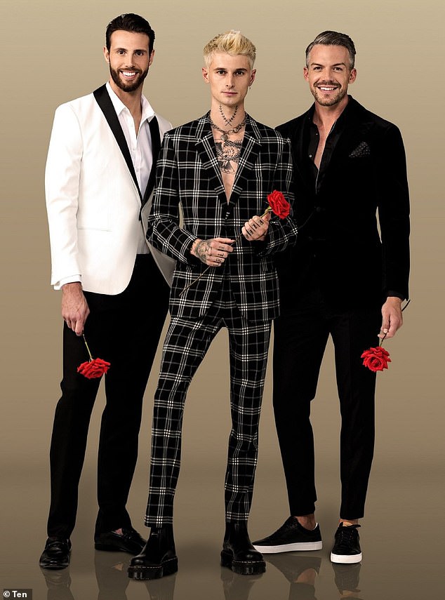 Despite a major shakeup and intriguing storylines, The Bachelors has continued to struggle in ratings.  Viewers seem unenthusiastic about the three leads, Felix (left), Thomas (right) and Jed (center), after the second episode drew just 273,000 metropolitan viewers.