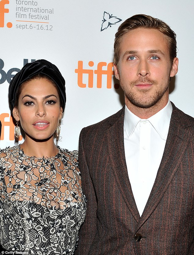 Hollywood actor Ryan has been staying in Australia with his partner Eva Mendes (left).  Photographed in 2012