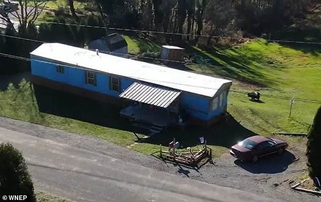 Snyder and Butler lived in this trailer home on Livermore Road with Butler's parents.