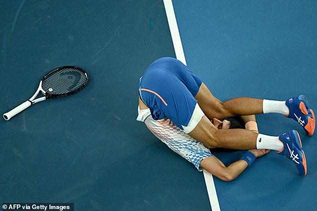 Djokovic battled with his left leg injury throughout the match against Dimitrov, and admits he is confident 
