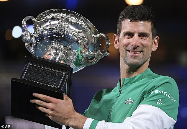 Novak Djokovic has won nine Australian Open titles and is still well in the mix for a tenth despite his leg injury.