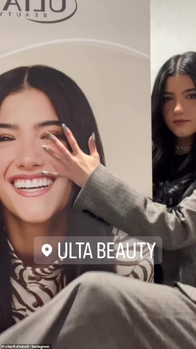 Eventful day: The talented star stopped by Ulta Beauty on Saturday to promote her own fragrance called Born Dreamer.