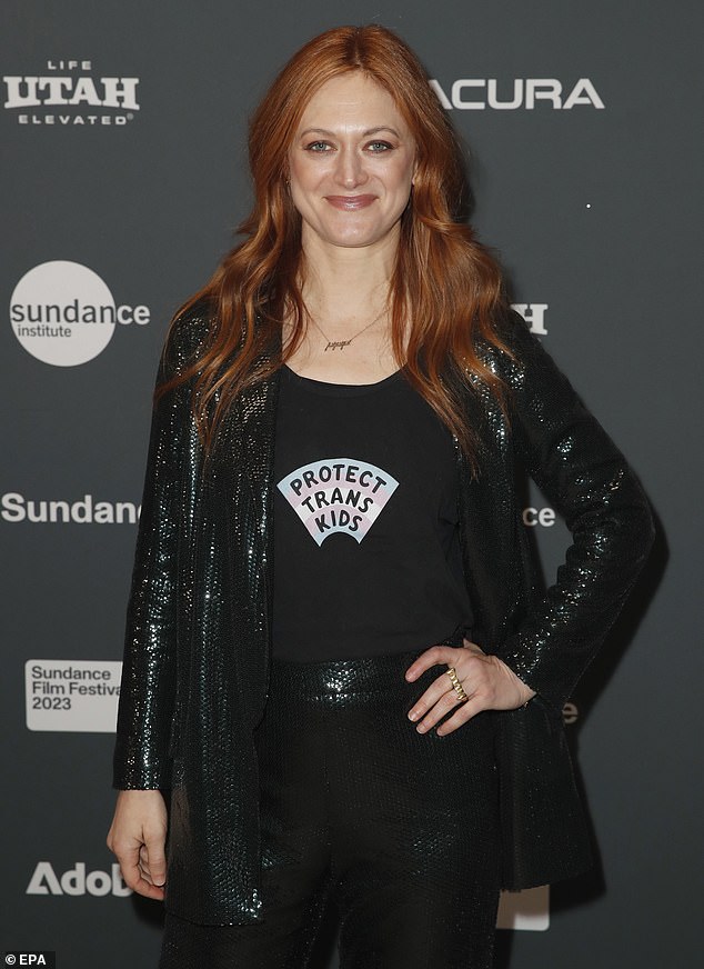 Spread the love: Marin Ireland made a red carpet appearance for her movie