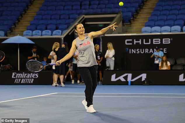 The 26-year-old tennis star will play in Myer and Mastercard's 'Match in the Mall' event alongside Jim Courier, Alicia Molik and Casey Dellacqua next Sunday.