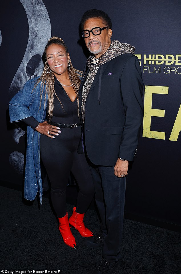 Stylish couple: Judge Greg Mathis and Linda Reese were a gorgeous couple at the premiere