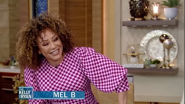 Speaking on Live with Kelly and Ryan, Mel detailed how she wore a dress with a 'big breast on the chest' where her medal should have been, adding: 'Victoria knew.  She knew!'